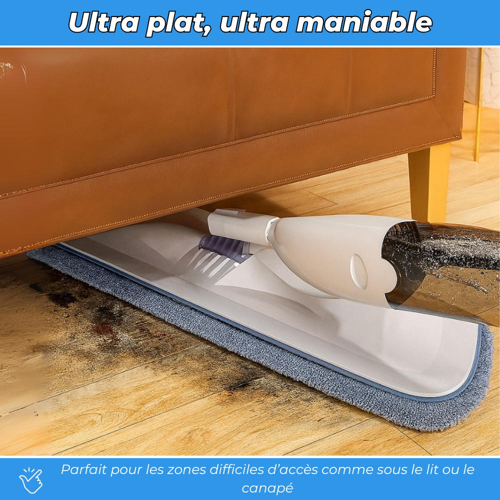 VaporiPro - Balai vaporisateur avec tampon microfibre