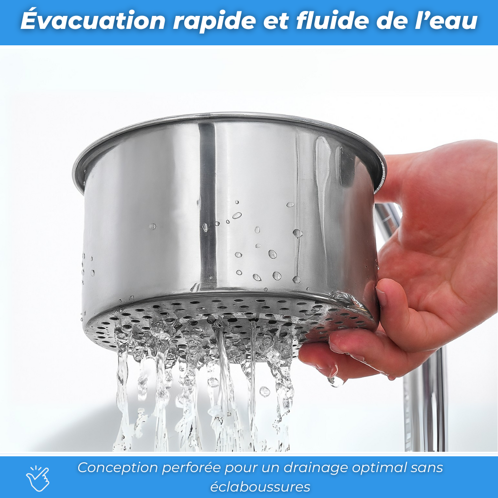 Passoire de cuisine en acier inoxydable