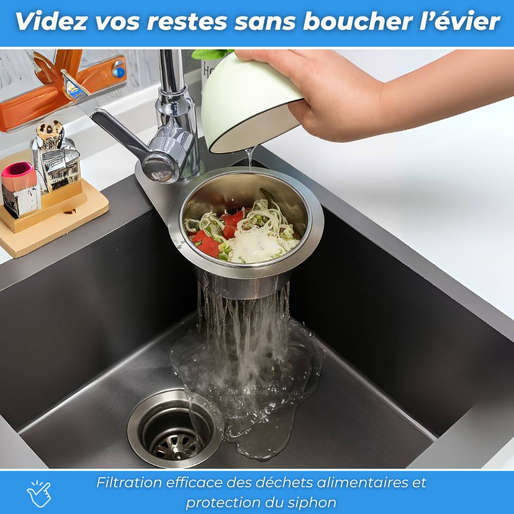Passoire de cuisine en acier inoxydable