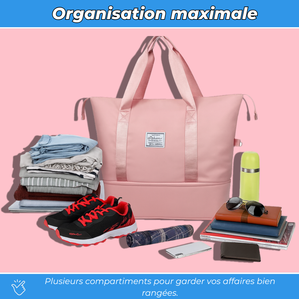 Sac de voyage pliable extensible