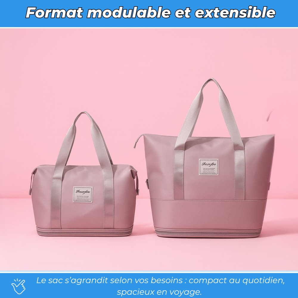Sac de voyage pliable extensible