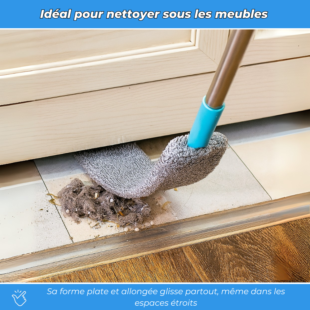 FlexiClean Pro - Brosse rétractable en microfibre