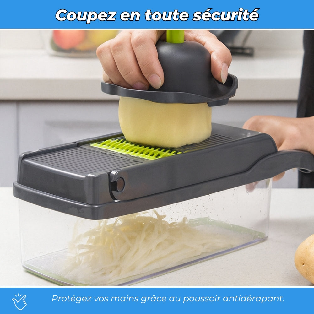 Hachoir professionnel - Coupe légumes 16 en 1