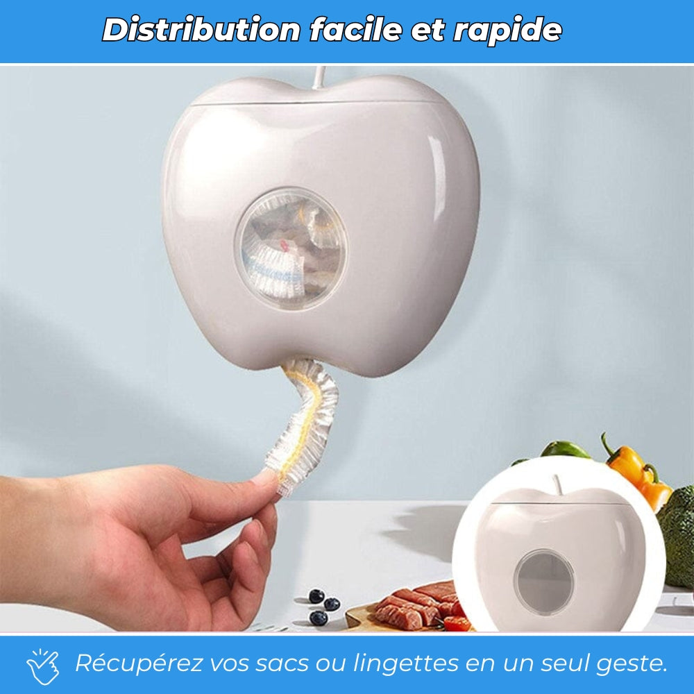 Distributeur mural pour sacs alimentaires