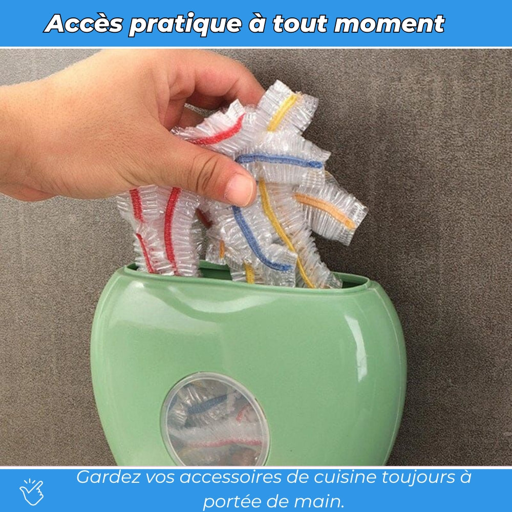 Distributeur mural pour sacs alimentaires