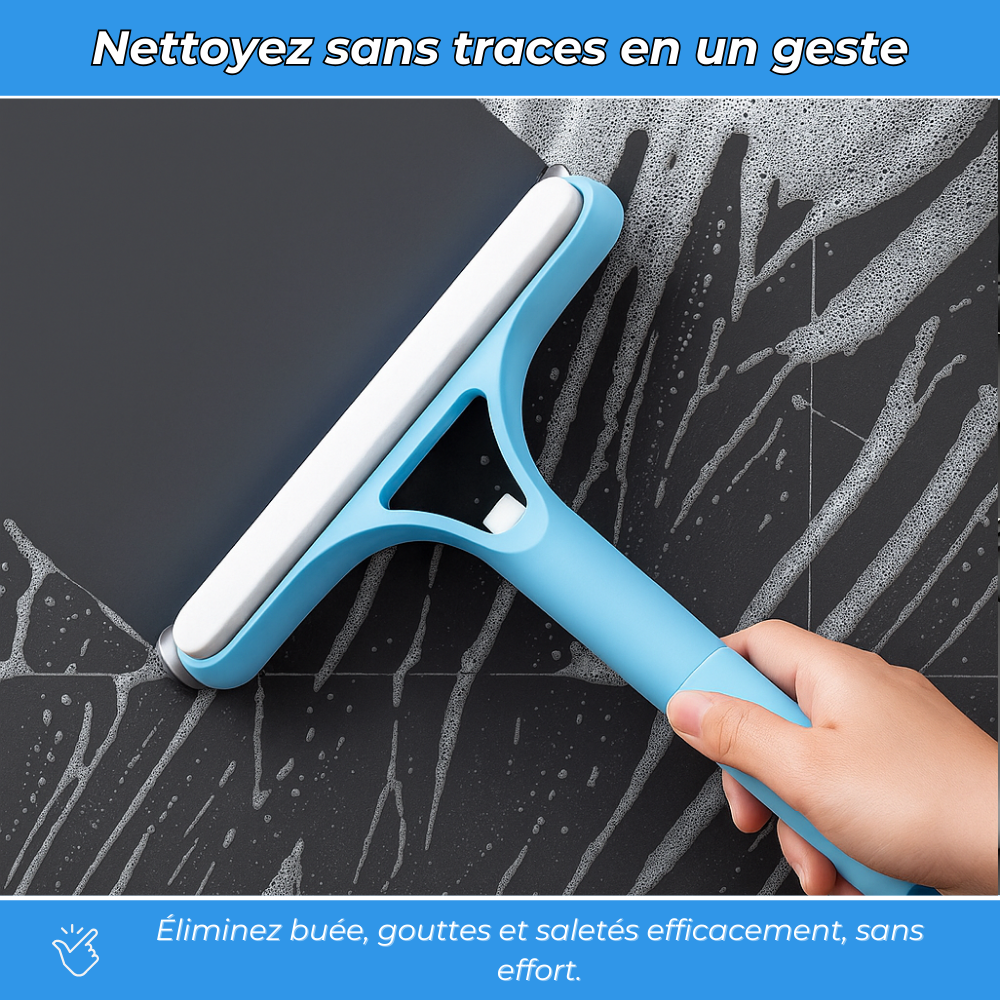 Vitre clean — La raclette 3-en-1 multifonction