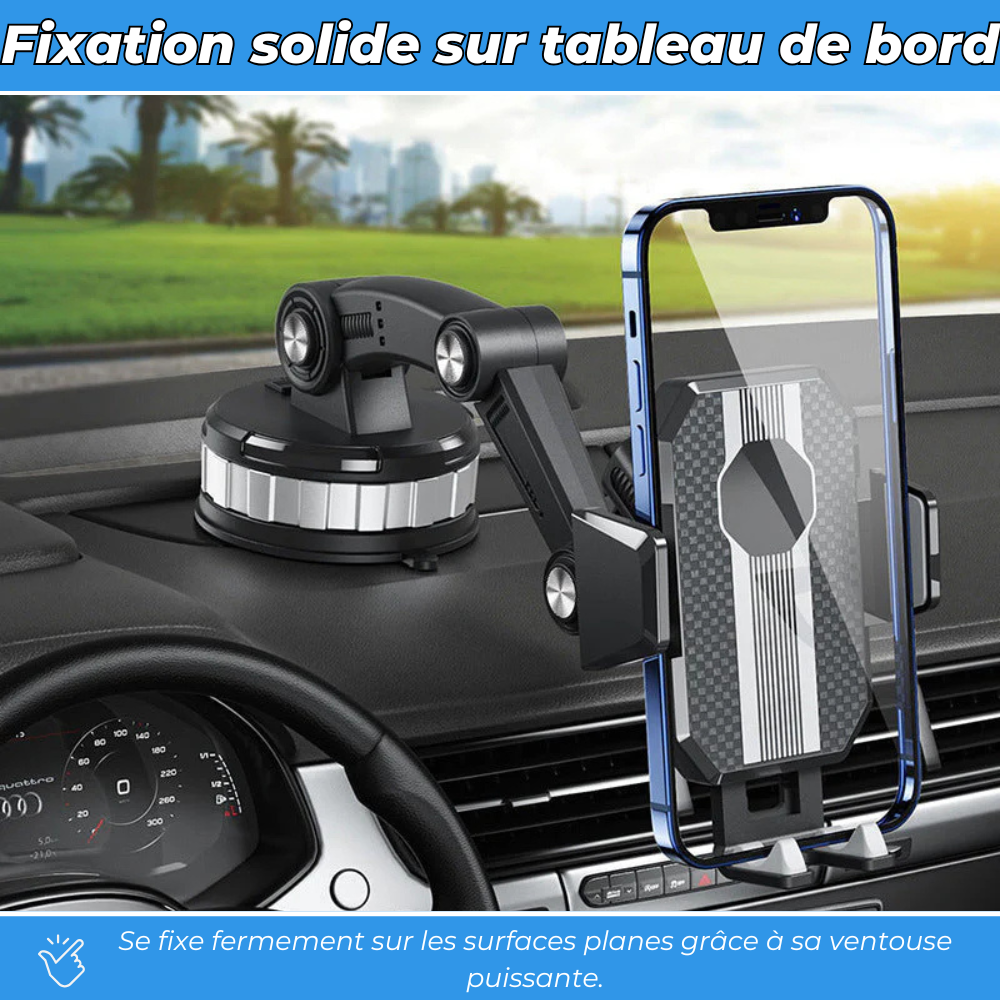 Fix&Go - Support Téléphone avec Rotation 360°