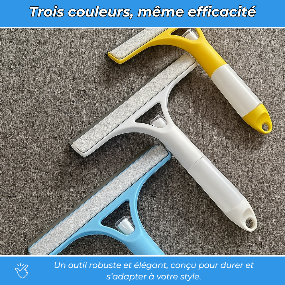Vitre clean — La raclette 3-en-1 multifonction