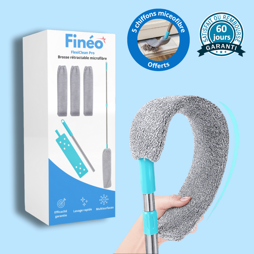 FlexiClean Pro - Brosse rétractable en microfibre