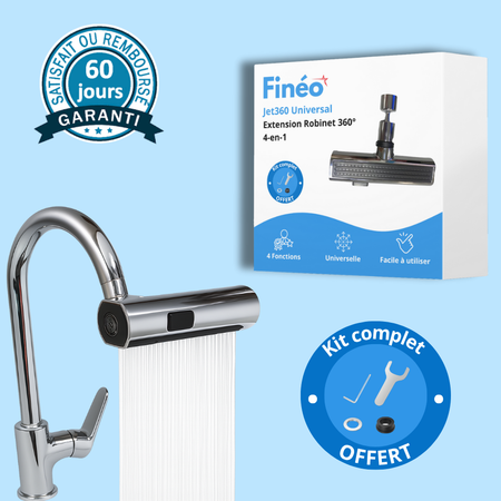 FlexiJet360 - Extension Robinet 360° 4-en-1