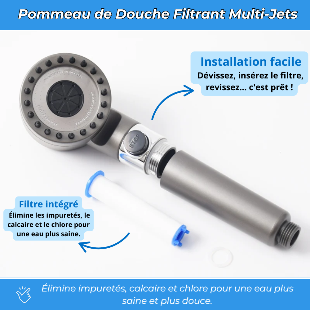 HydroPulse — Technologie multi-jets haute pression.