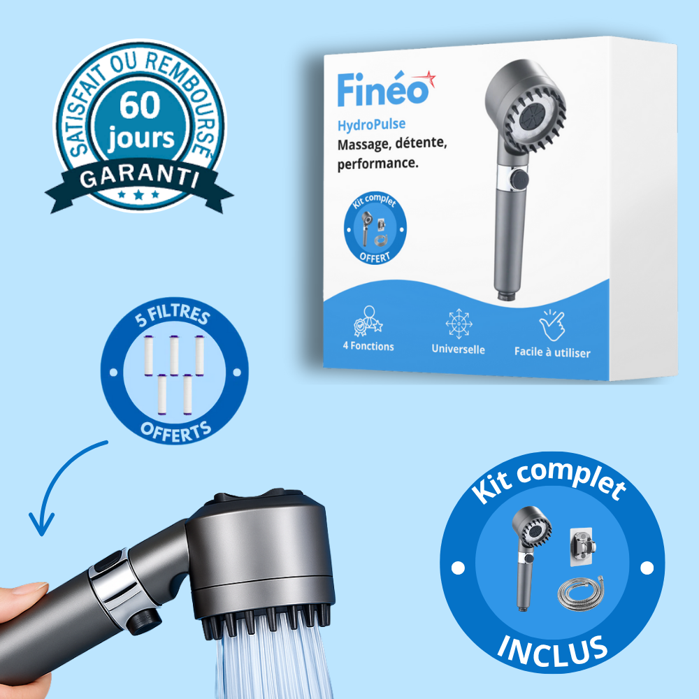 HydroPulse — Technologie multi-jets haute pression.