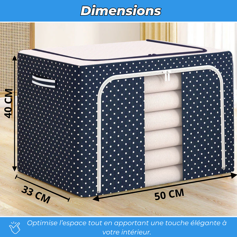 FlexiBox - Rangement Grande Capacité en tissu renforcé