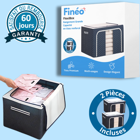 FlexiBox - Rangement Grande Capacité en tissu renforcé