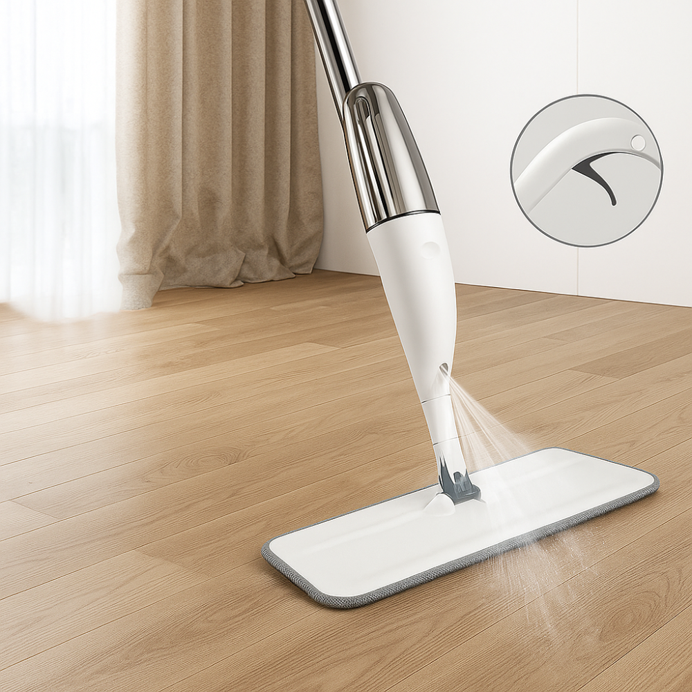 VaporiPro - Balai vaporisateur avec tampon microfibre